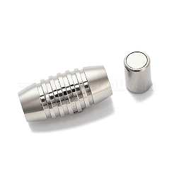 304 Stainless Steel Magnetic Clasps&nbsp;STAS-K296-03A-P