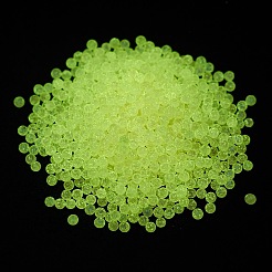 Luminous Transparent Glass Seed Round Beads&nbsp;GLAA-F124-D10-B