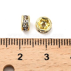 316 Surgical Stainless Steel Rhinestone Spacer Beads&nbsp;STAS-L285-001G-01-1
