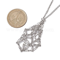 3Pcs 3 Sizes 304 Stainless Steel Rolo Chain Macrame Pouch Necklace Making&nbsp;NJEW-JN05071-01