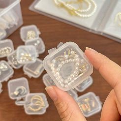 Mini Transparent Plastic Beads Containers&nbsp;PW-WG74209-01