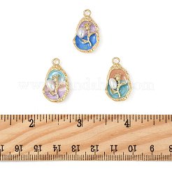 10Pcs Alloy Enamel Pendants&nbsp;ENAM-FS0003-25