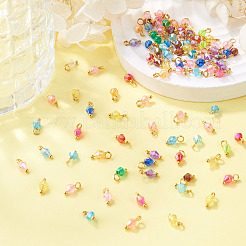 200Pcs Transparent Acrylic Pendants&nbsp;PALLOY-TAC0297