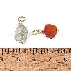 Raw Rough Natural Mixed Gemstone Pendants&nbsp;PALLOY-JF06060