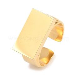 304 Stainless Steel Cuff Open Rings&nbsp;SA-CBA065A-08G