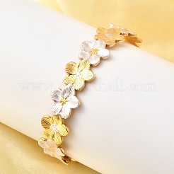 304 Stainless Steel Cuff Bangles for Women&nbsp;BJEW-F509-03C-G