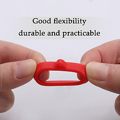 60Pcs 2 Style Silicone Pendant&nbsp;SIL-GF0001-43B