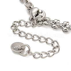 304 Stainless Steel Link Chain Bracelets for Women&nbsp;BJEW-S153-15P