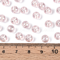 500Pcs Transparent Glass Seed Beads&nbsp;SEED-PA0001-08B