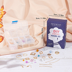 DIY Geometry Earring Making Kits&nbsp;DIY-SC0012-15