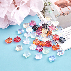 Transparent Baking Paint Glass Beads&nbsp;DGLA-CA0001-01