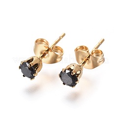 304 Stainless Steel Stud Earrings&nbsp;EJEW-I229-02G-A
