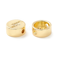 Rack Plating Eco-Friendly Brass Beads&nbsp;KK-K267-04G