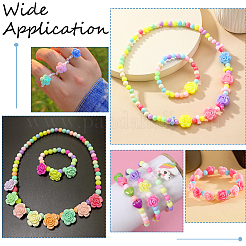 500Pcs Opaque Acrylic Beads&nbsp;MACR-SP0001-09