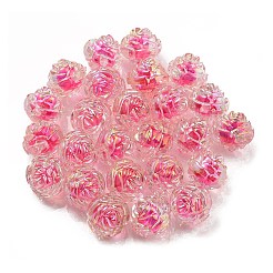 UV Plating Rainbow Iridescent Acrylic Beads&nbsp;LS-OACR-P010-20G