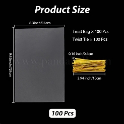 100Pcs OPP Cellophane Packaging Bags&nbsp;ABAG-WH20005-37