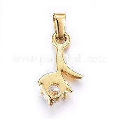 304 Stainless Steel Pendants&nbsp;STAS-P216-85G
