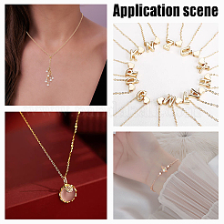 10Pcs 304 Stainless Steel Cable Chain Necklace Making&nbsp;NJEW-NB0001-11