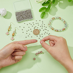 600Pcs Tibetan Style Alloy Daisy Spacer Beads&nbsp;FIND-DC0005-31AS