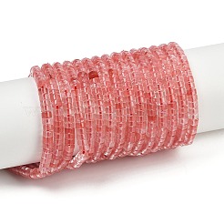 Cherry Quartz Glass Beads Strands&nbsp;G-H230-83