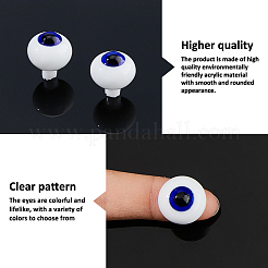 2 Pairs Glass Craft Eye&nbsp;DIY-FH0008-17A