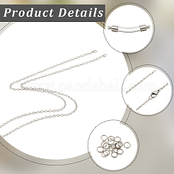 10Pcs 304 Stainless Steel Pendants Necklaces&nbsp;NJEW-SC0001-42