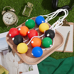 18Pcs 6 Colors PE Plastic Ladder Balls&nbsp;AJEW-MA0001-29