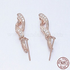 925 Sterling Silver Pendant Bails&nbsp;STER-K036-25RG