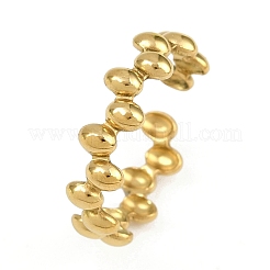 304 Stainless Steel Cuff Rings&nbsp;RJEW-H254-02G