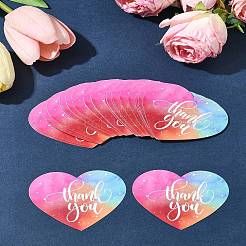 Coated Paper Thank You Greeting Card&nbsp;DIY-FS0007-76B