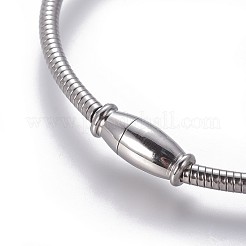 304 Stainless Steel Charms Bangles&nbsp;BJEW-P258-05P