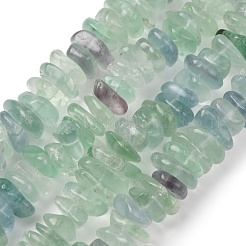 Natural Green Fluorite Beads Strands&nbsp;G-Z155-B02-01