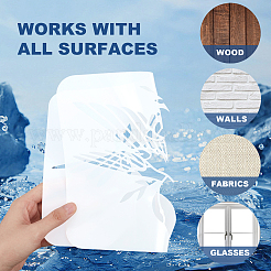 1 Set PET Hollow Out Drawing Painting Stencils&nbsp;DIY-MA0004-29