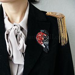2Pcs Fashionable Tassel Epaulettes&nbsp;FIND-FH0008-80G