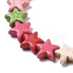Synthetic Turquoise Beads Strands&nbsp;G-B140-C01