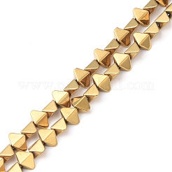 Electroplate Synthetic Non-magnetic Hematite Beads Strands&nbsp;G-F740-03A