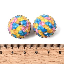 Opaque Acrylic & Resin Rhinestone Beads&nbsp;OACR-G062-02B