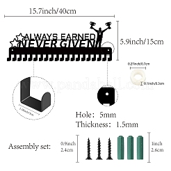 Iron Medal Holder Frame&nbsp;ODIS-WH0028-175