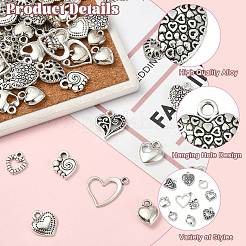 Unique Valentines Day Gift Ideas for Girlfriend Tibetan Style Alloy Pendants&nbsp;TIBEP-CJ0001-07