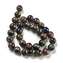 Synthetic Gold Clinquant Stone Beads Strands&nbsp;G-P549-A01-03