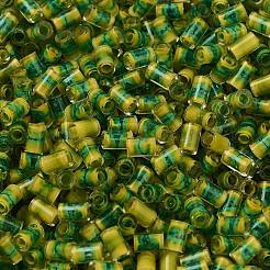 Two Tone Inside Colours Transparent Glass Seed Beads&nbsp;SEED-C004-05C