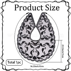 Polyester with Plastic Sequin Shawls&nbsp;AJEW-BM0001-60B