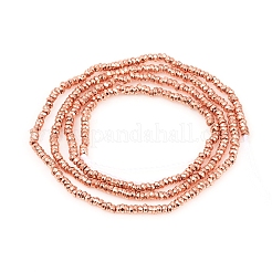 Electroplated Non-magnetic Synthetic Hematite Beads Strands&nbsp;G-F682-07-RG