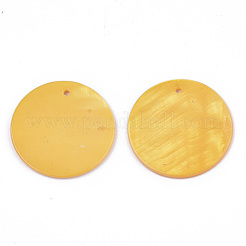 Natural Freshwater Shell Pendants&nbsp;SHEL-R022-01