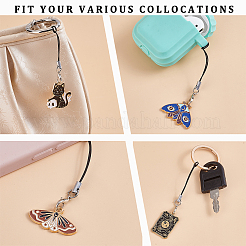 Alloy Enamel Mobile Straps Pendants&nbsp;HJEW-HY00064