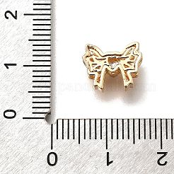 Brass Glass Beads&nbsp;KK-M318-41G-01