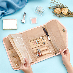 Polyester Envolope Travel Folding Clutch Bag&nbsp;ABAG-WH0035-030C