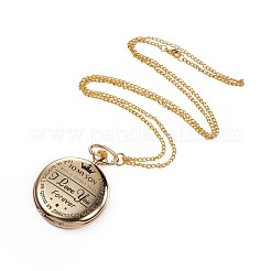 Alloy Pendant Necklace Quartz Pocket Watches&nbsp;WACH-L044-06