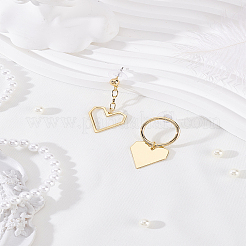 Alloy Dangle Stud Earrings&nbsp;EJEW-LP0008-034
