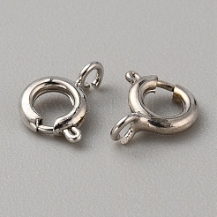 Brass Spring Rings Clasps&nbsp;FIND-WH0152-122P
